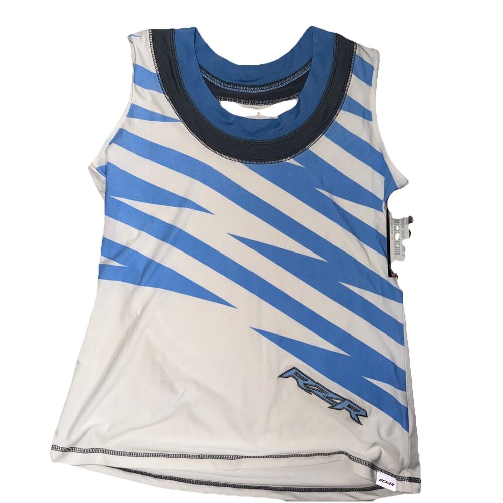 NWT RZR SHILOH RIDGE Polaris RIDING BLUE TANK MOTOCROSS WOMNEN SMALL (U32)